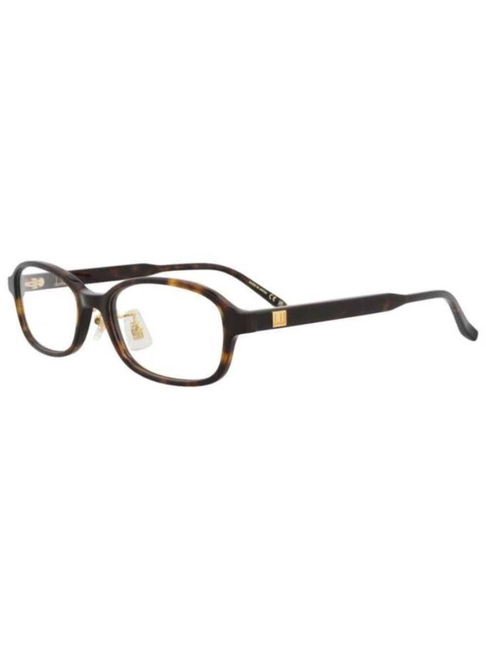 New Dunhill Mens Round/Oval Havana Havana Transparent Fashion Designer Eyeglasse